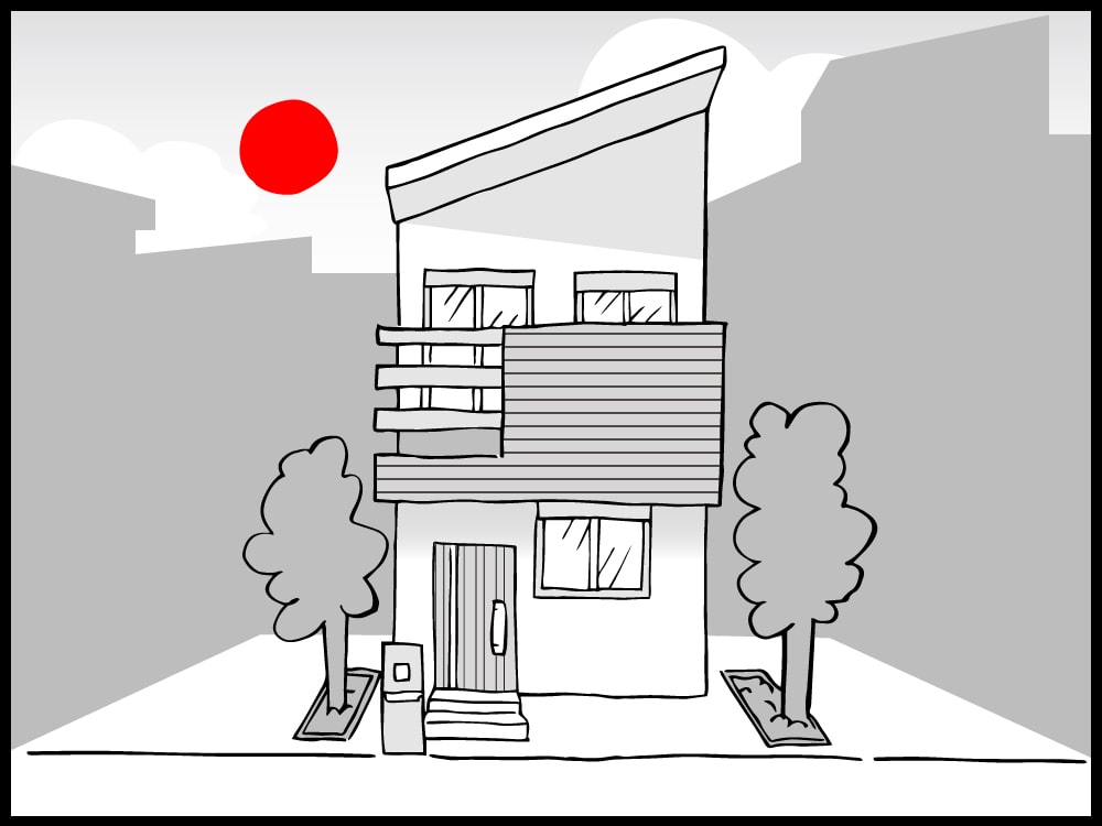 朝が来てあたりはすっかり明六つ